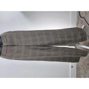 Wit & Wisdom Whitney Skyrise Glen  Wide Leg Plaid Trousers
